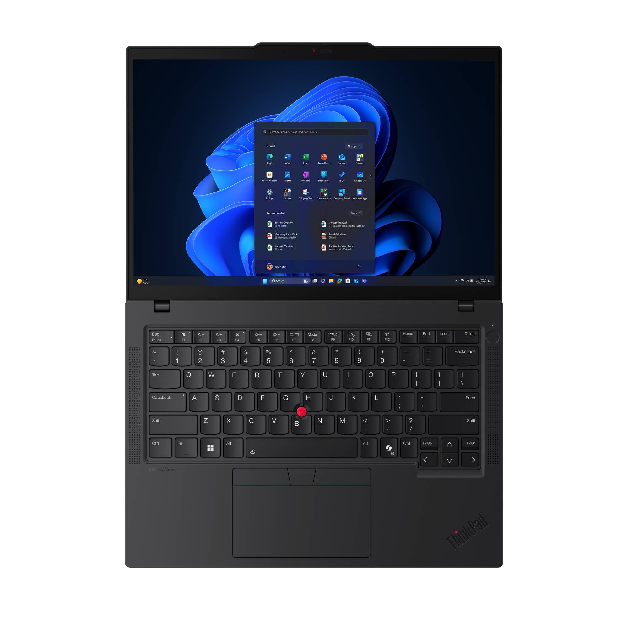 Lenovo ThinkPad T14 Gen 6 – 14" WUXGA | Intel Core Ultra 7 255U - Preto - Image 3