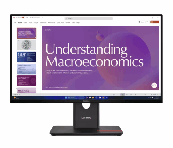 ThinkVision T24d-40 Monitor LED 24” Full HD | Preto